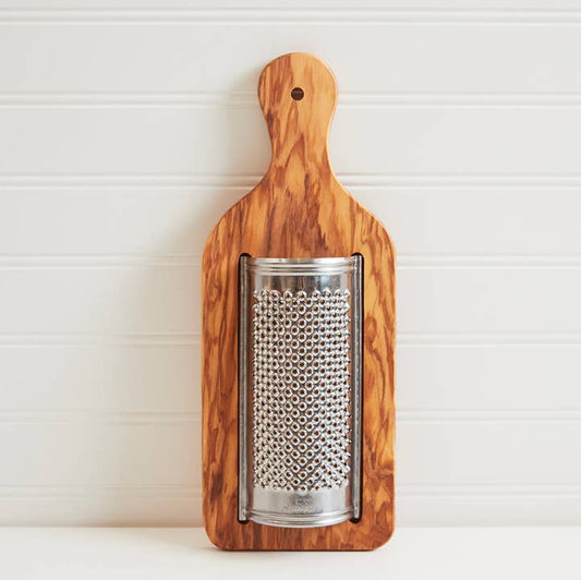 Olive Wood Flat Cheese Grater