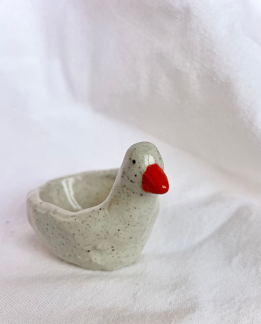 Ceramic Silly Goose Ring Dish