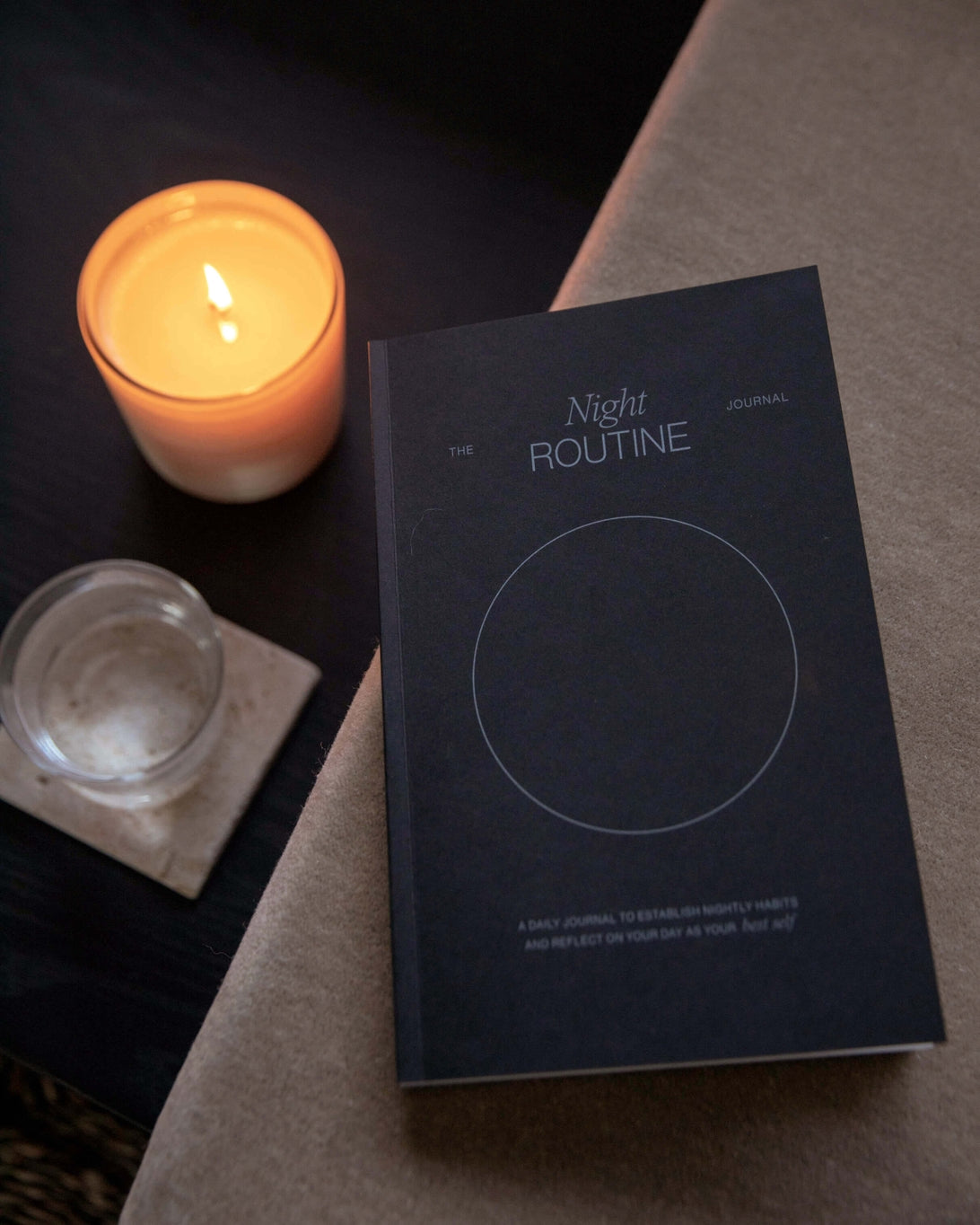The Night Routine Journal is a space for you to dive deeper into what is important for you to feel your best at the end of each day. 