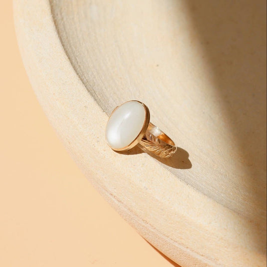 White Lotus Ring