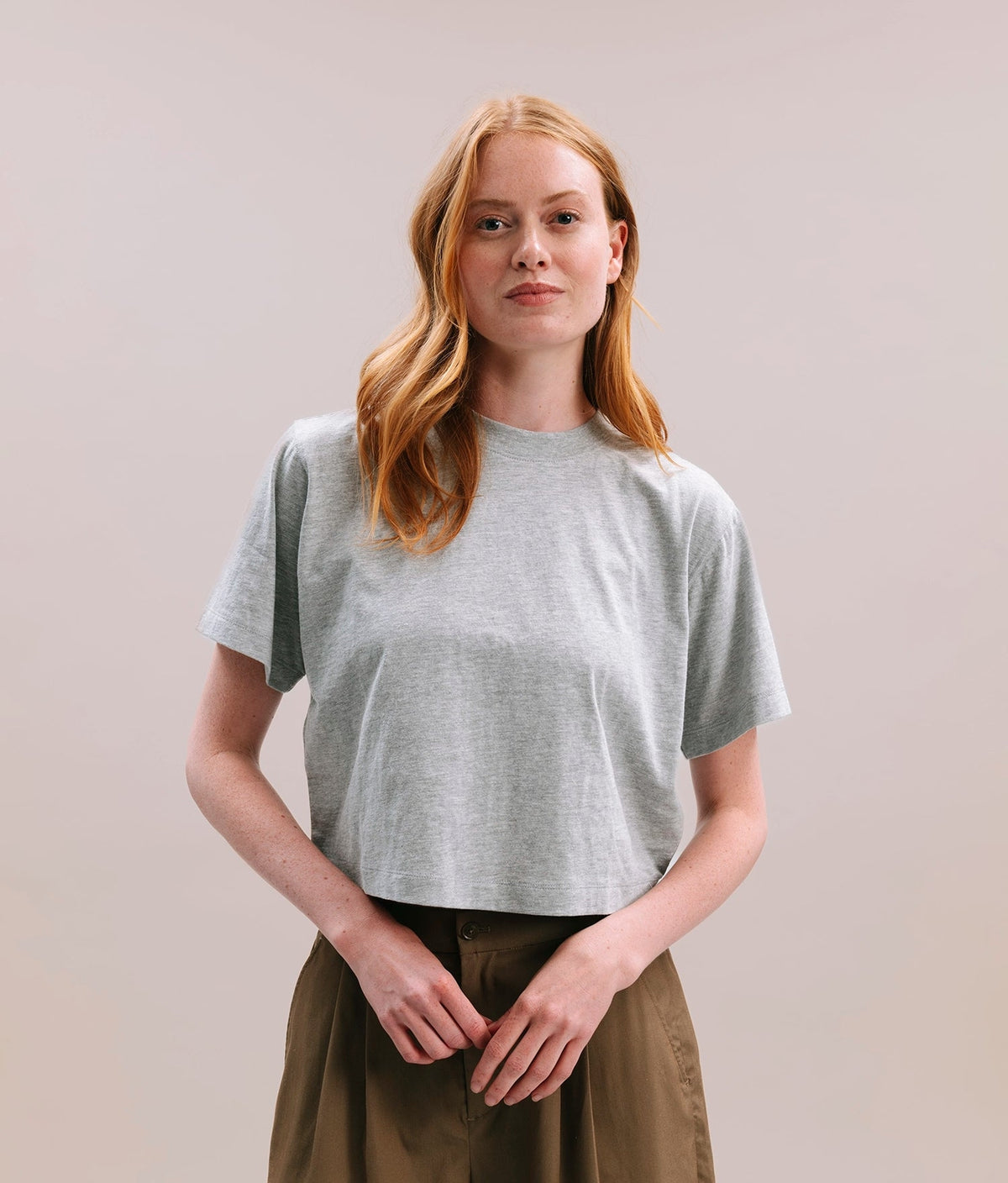 Relaxed Cropped Tee