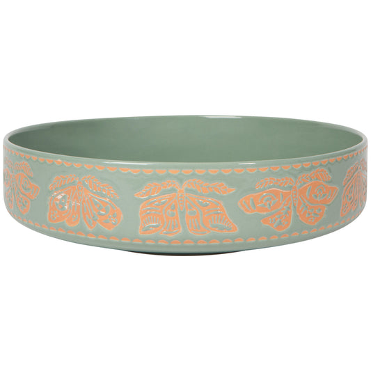 Nocturna Imprint Serving Bowl Danica Studio