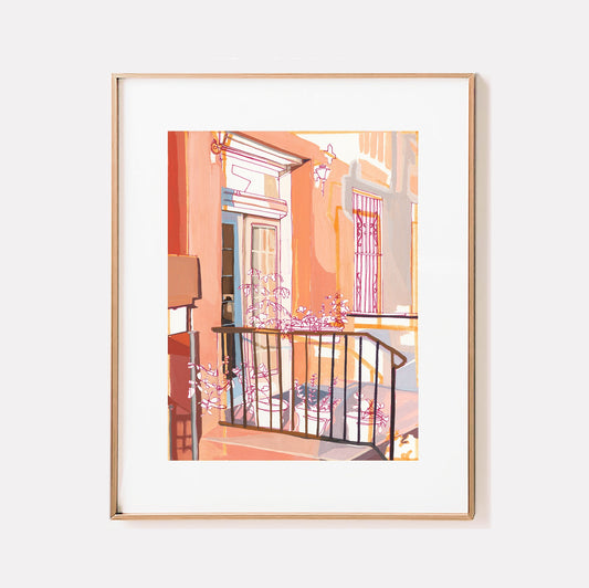Golden Hour in Brooklyn Print by Anissa Riviere