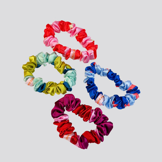 Mini Satin Scrunchies