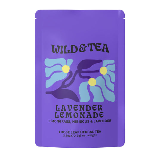 Bright and tart with smooth floral notes. Mellow out and fight inflammation with this lavender hued brew. Made with organic ingredients.