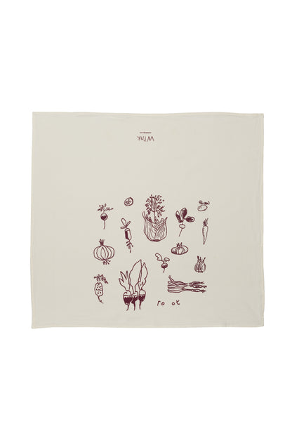 Silk Screen Tea Towel