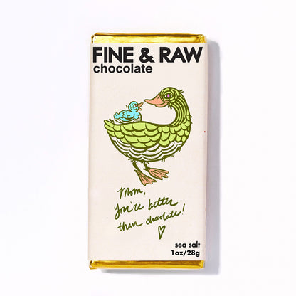 Mother's Day Sea Salt Chocolate Bar
