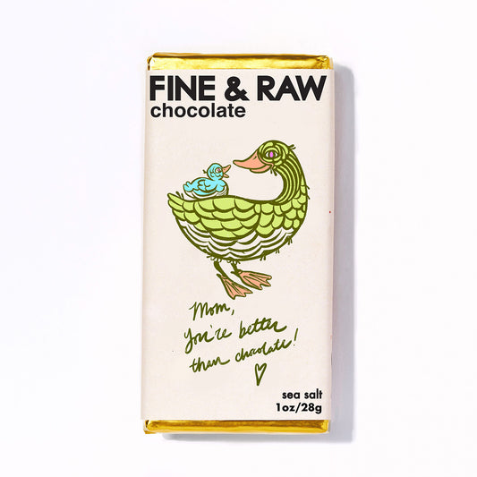 Mother's Day Sea Salt Chocolate Bar