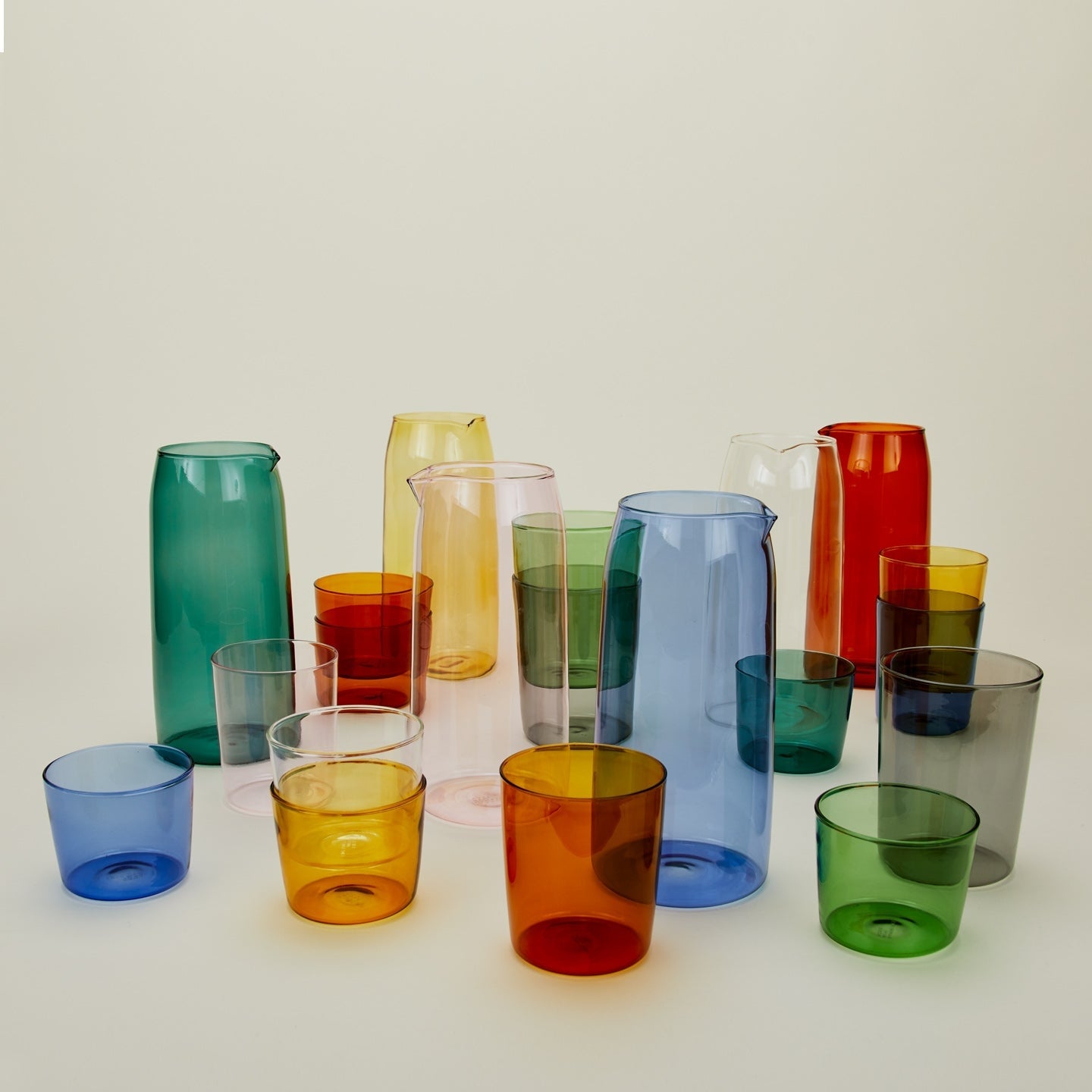 Colored Glass Set
