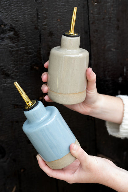 Short Ceramic Oil Cruet