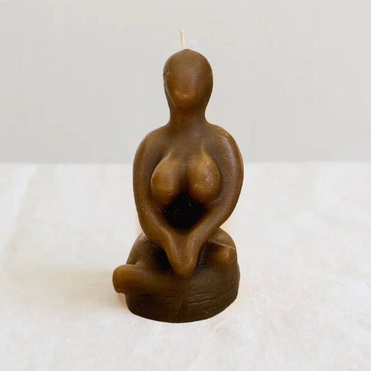 Beeswax Goddess Candle