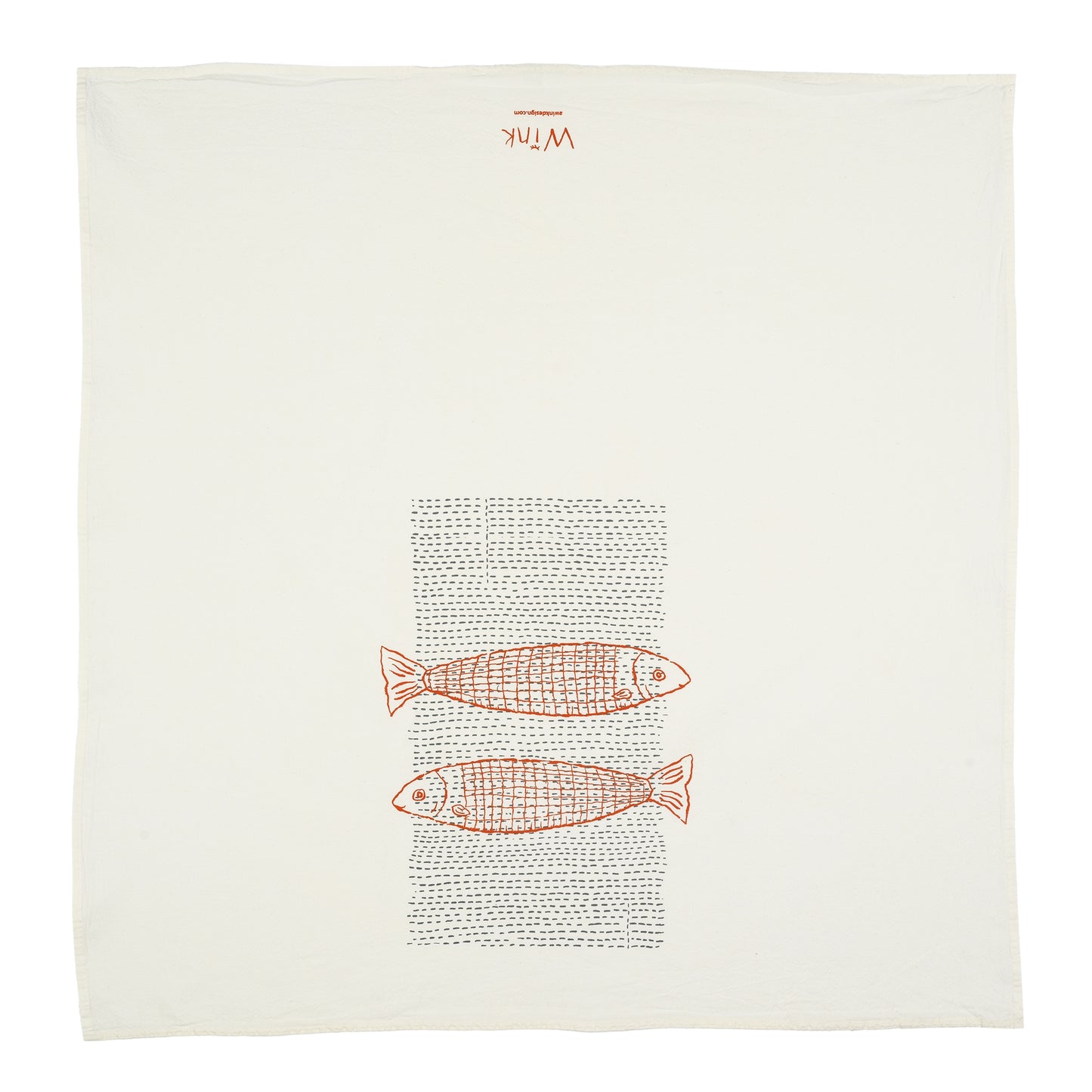 Silk Screen Tea Towel