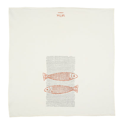Silk Screen Tea Towel