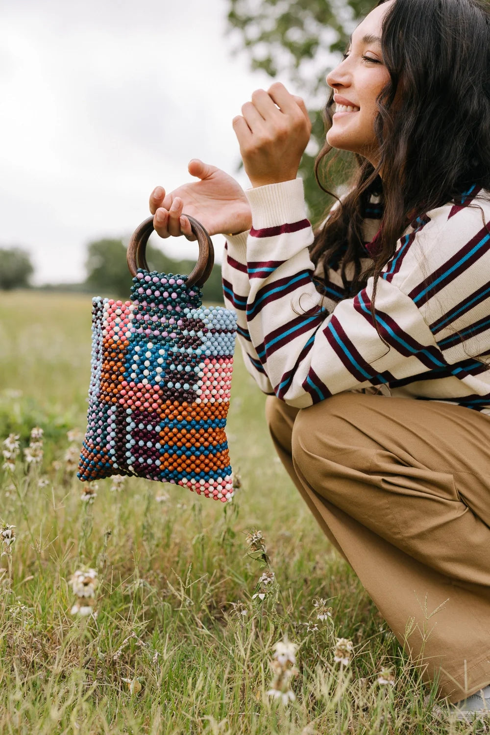 Manake Beaded Bag