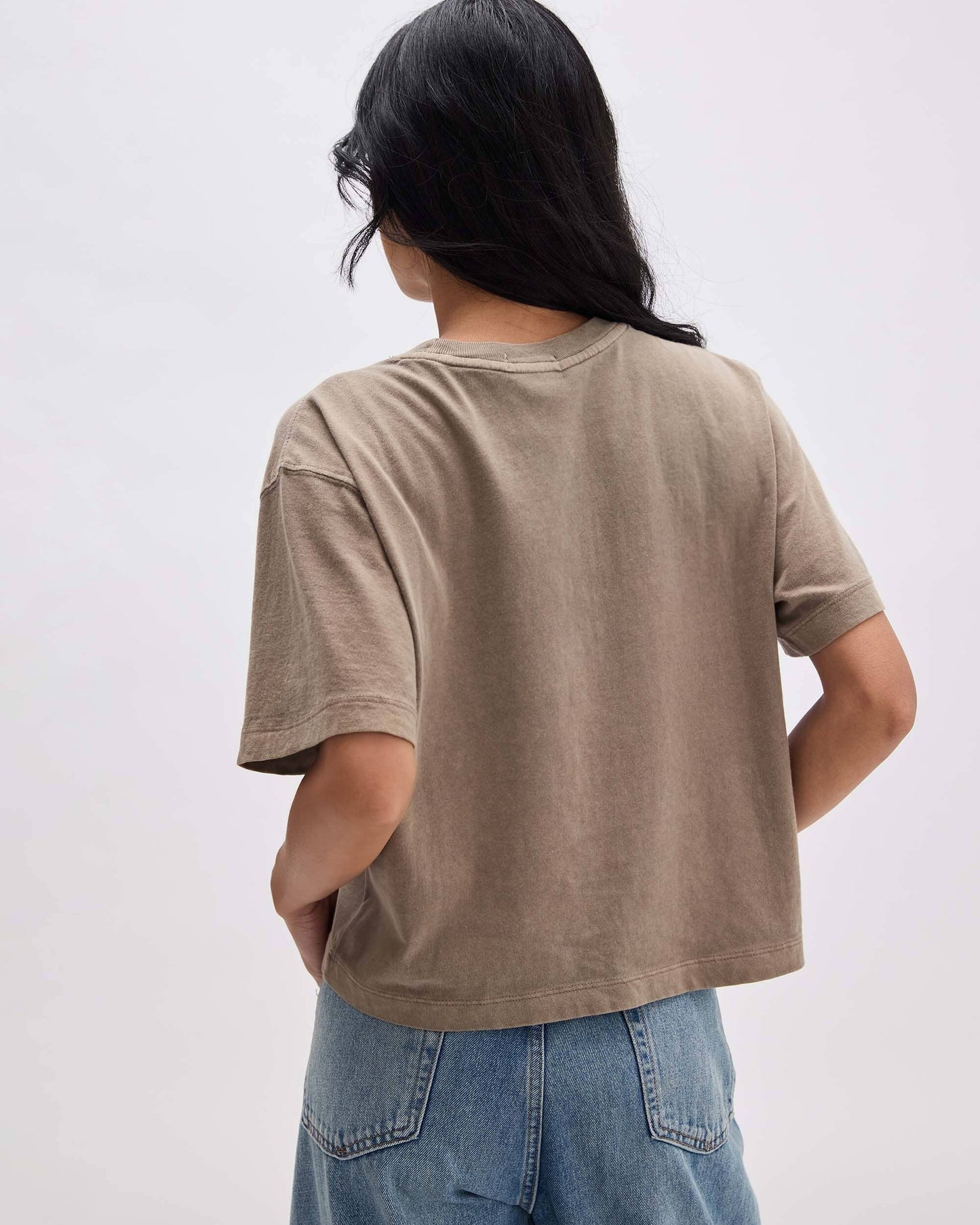 Relaxed Cropped Tee