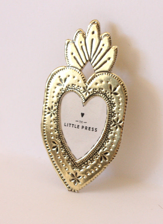 Faux Tin Mini Picture Frame