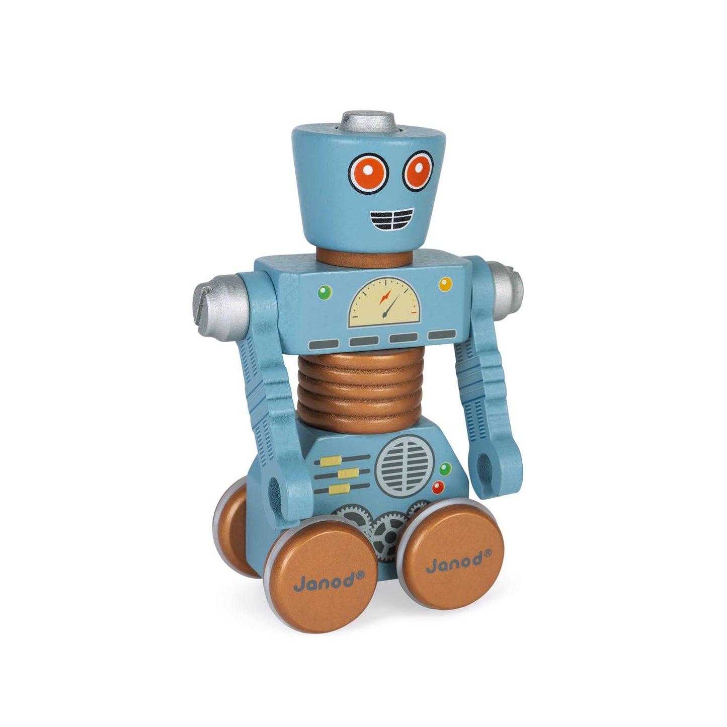 janod diy robots / 3 awesome robots to assemble, disassemble, and mix and match at will with the wooden screwdriver provided.  53 interchangeable pieces for lots of creative possibilities. An activity that develops your child’s fine motor skills, in addition to their imagination!