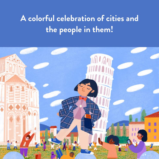 A colorful celebration of cities and the people living in them. Just like people, there are so many ways a city can be. And this lively picture book explores all of them. The magnificent diversity of our world is celebrated by connecting the uniqueness of its places with the people who live in them. 