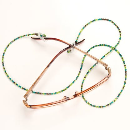 Hand Beaded Single Strand Glasses Chain