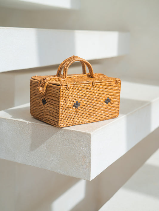 Rattan Picnic Basket