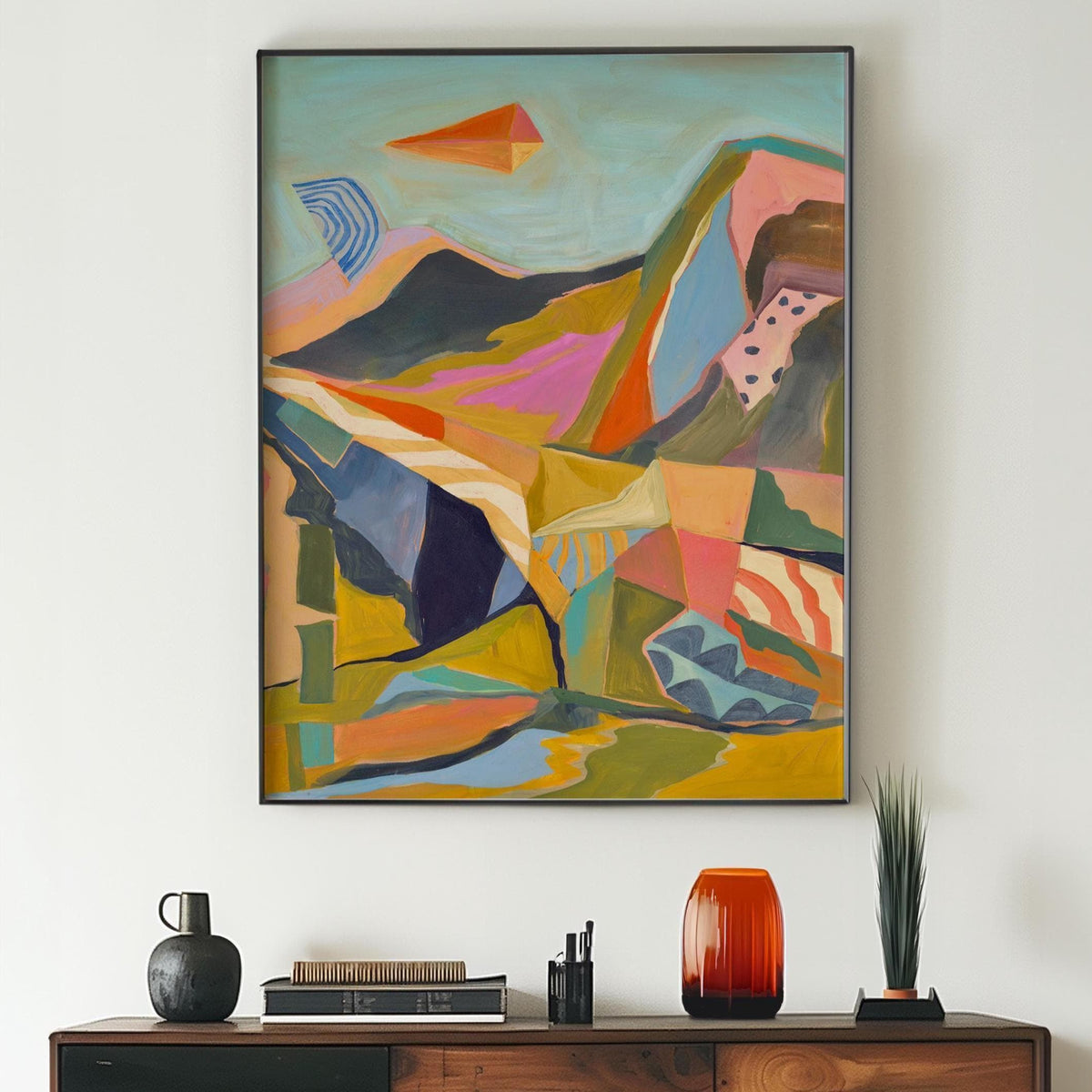 Retro Desert Print