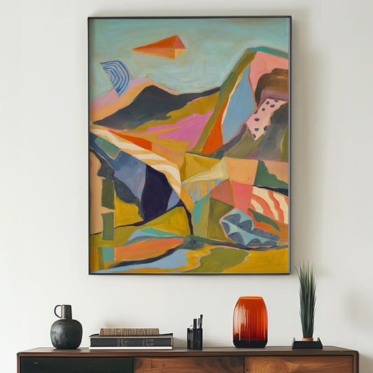 Retro Desert Print