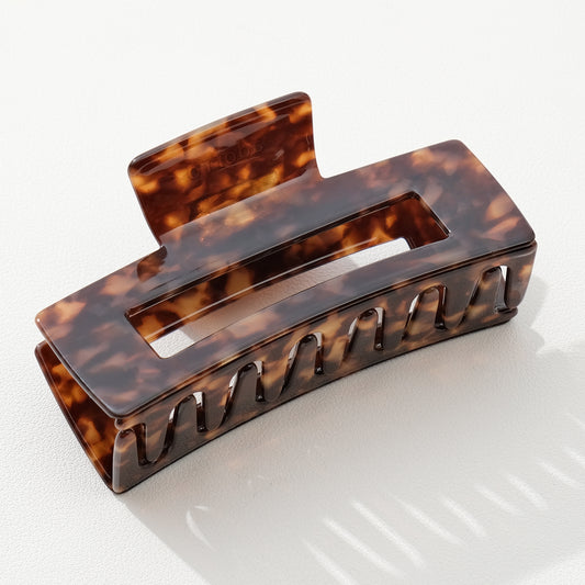 Large Dark Tortoise Claw Clip