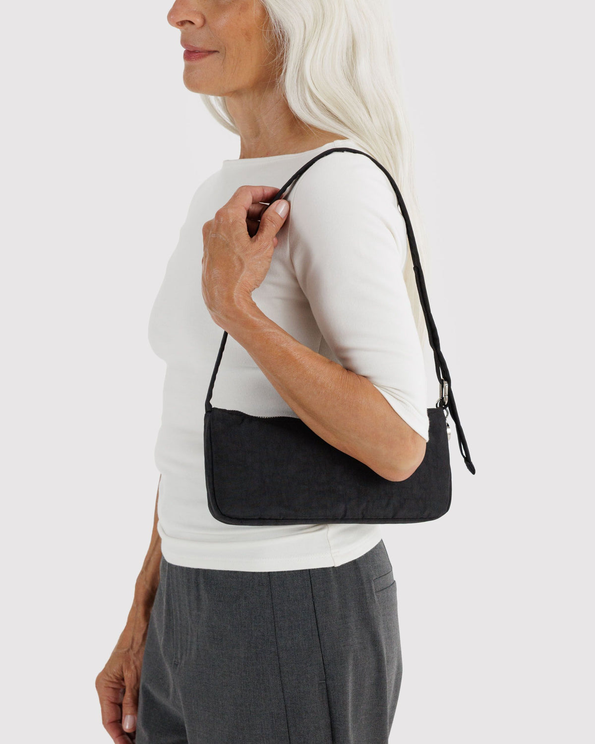 Nylon Pochette Bag