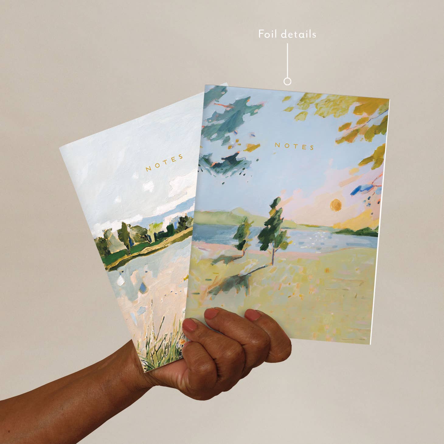 Embellished with foil details, these books have 64 pages each and are banded together with plantable seed paper packaging that is biodegradable and embedded with seeds. Set includes 1 lined notebook & 1 blank notebook.