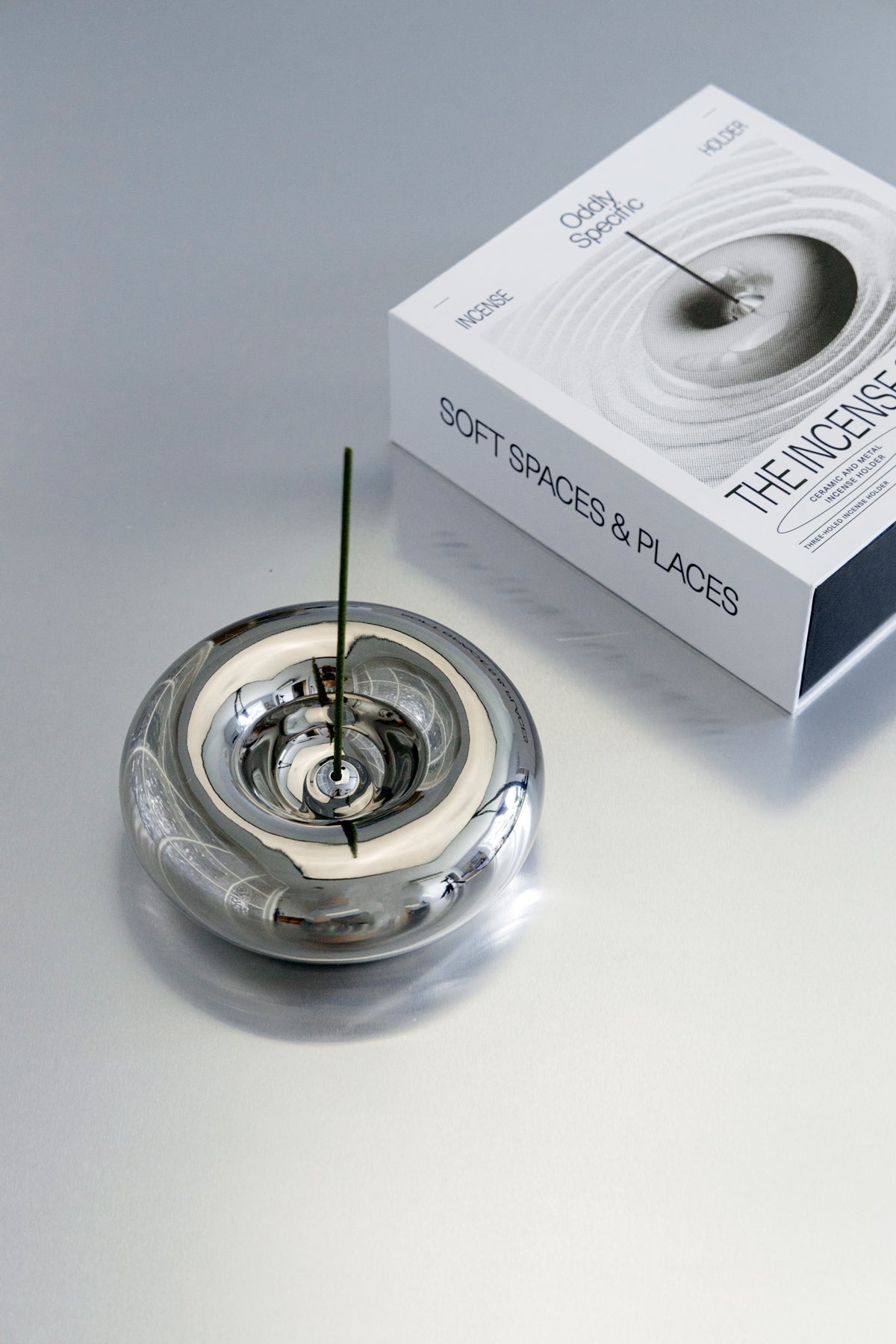 Chrome Incense Holder