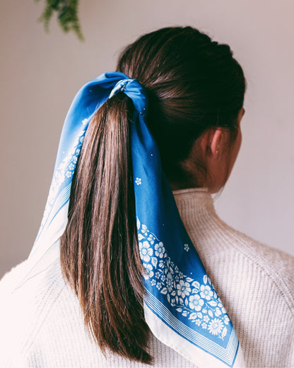 flora west Silk Bandana