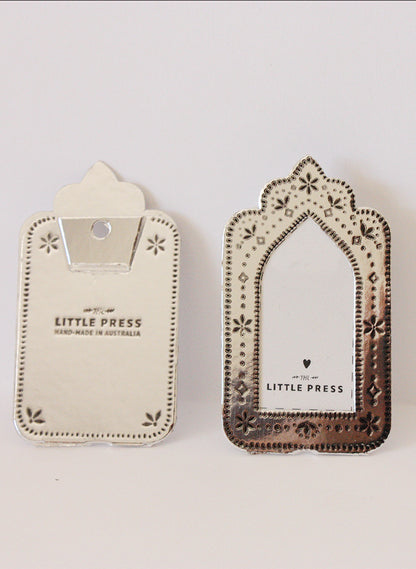 Faux Tin Mini Picture Frame
