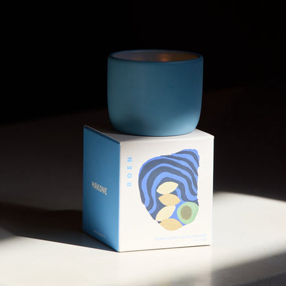 Scents of Japanese cypress, sacred stone, onsen water, crushed tea, volcanic ash.


Roen candles are hand poured in their Southern California studio using a coconut + soy wax blend for a natural, clean burn.