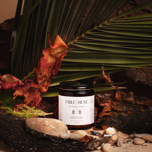 Fablerune Sea Palm & Cypress Candle