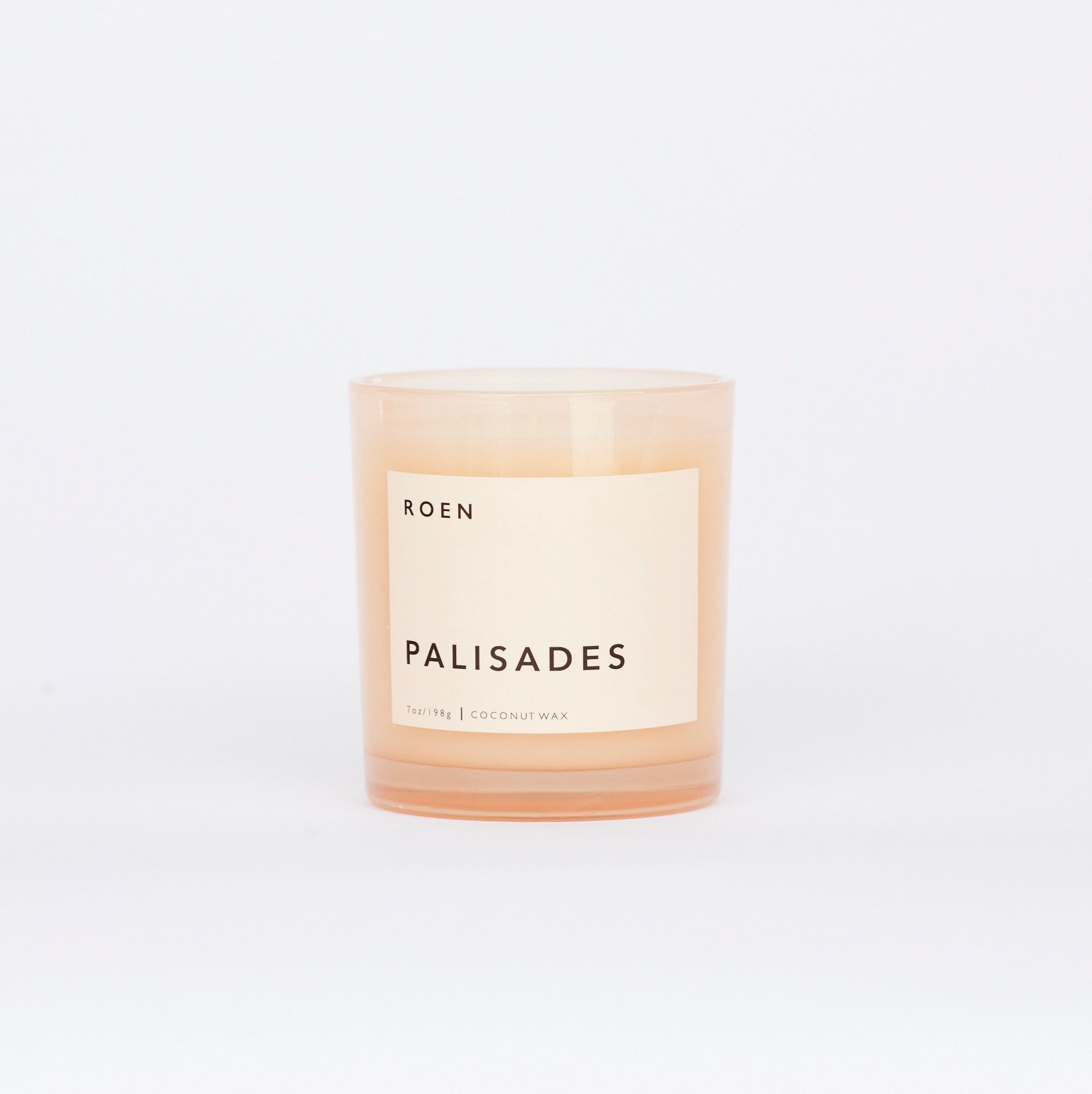 Scent notes of tuberose, gardenia, tree flower, ambergris, white woods. Roen candles are hand poured in their Southern California studio using a coconut + soy wax blend for a natural, clean burn.