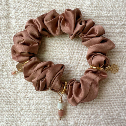Charm Satin Scrunchie