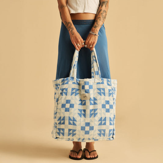 Slowtide Terry Tote Bag in The Dream
