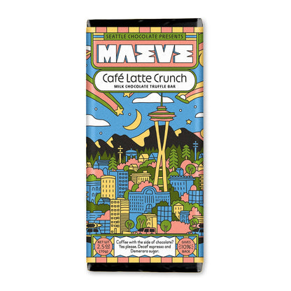 Cafe Latte Crunch Chocolate by sustainable company Maeve