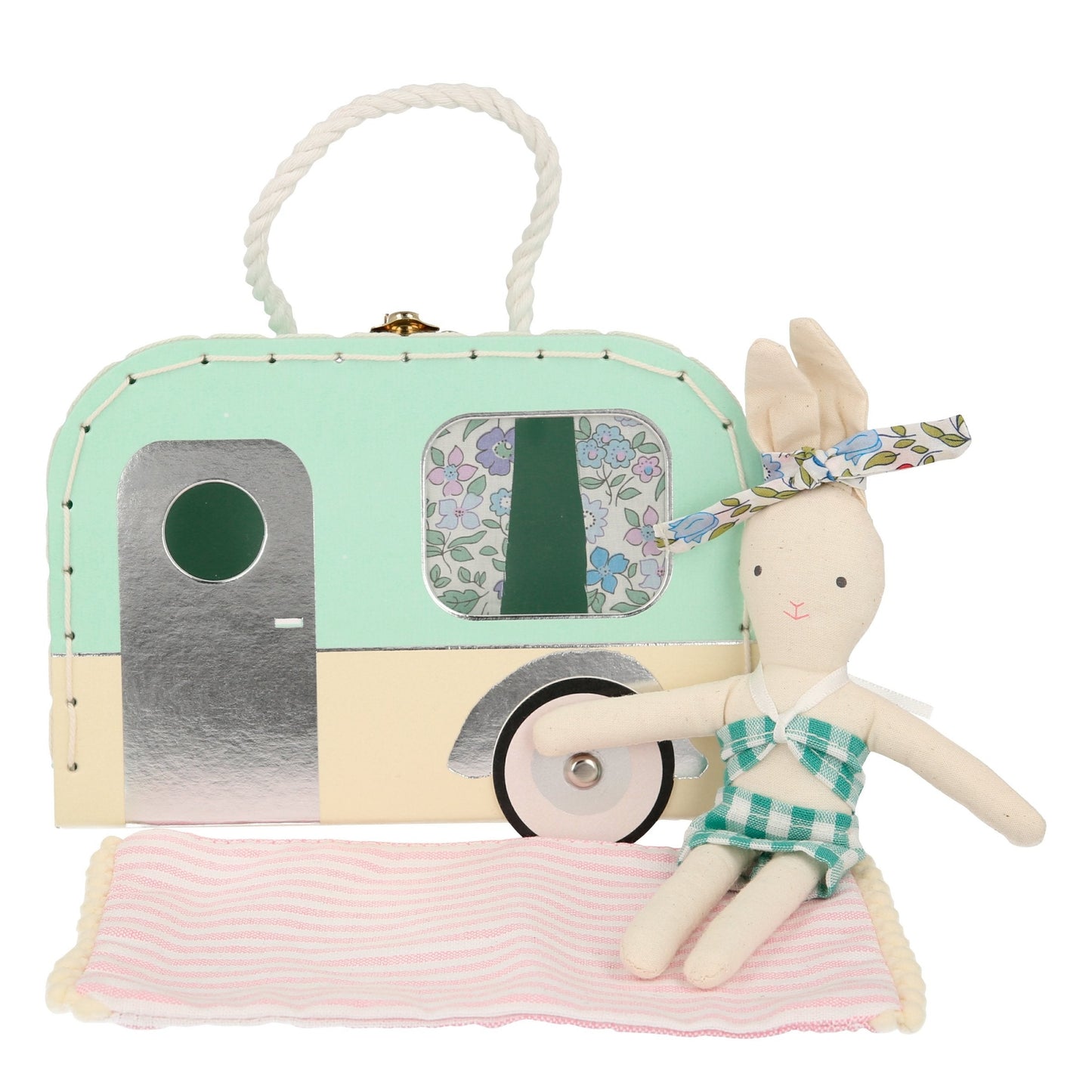 Caravan Bunny Suitcase Doll