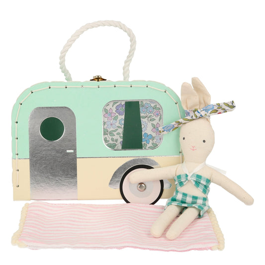 Caravan Bunny Suitcase Doll