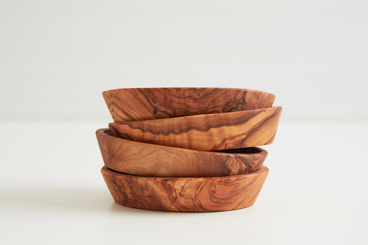 Olive Wood Aperitivo Bowls Set