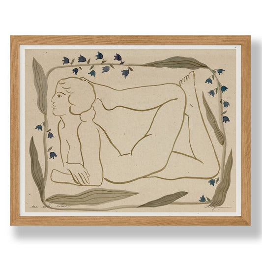 One With Nature by Coco Shalom. Prints are made with 100% recycled paper, containing 30% post consumer waste, produced with 100% green power and 0% BS.