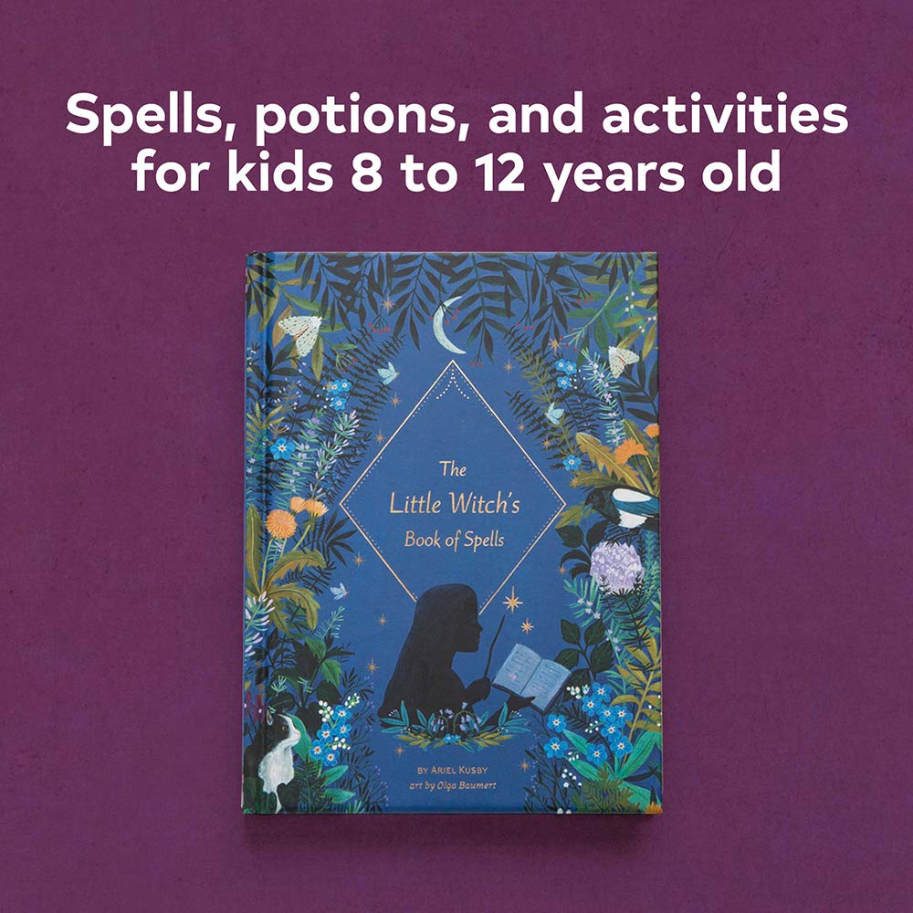 An enchanting compendium of playful spells, potions, and activities for kids 8 to 12 years old as well as teens seeking a first book of magick. The Little Witch's Book of Spells harnesses magic and the imagination to help kids feel powerful, tap into creative energy, and practice self-love.