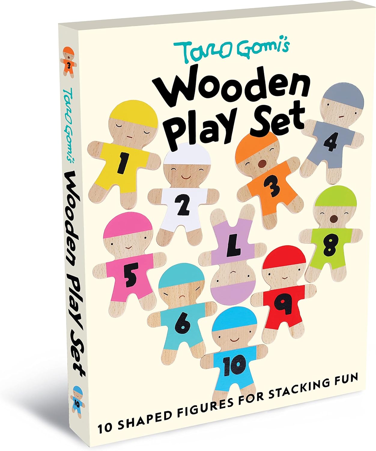 Shaped, double-sided figures are perfect for small hands. This interactive play set allows toddlers to learn, hone their motor skills, and let their imaginations take flight.