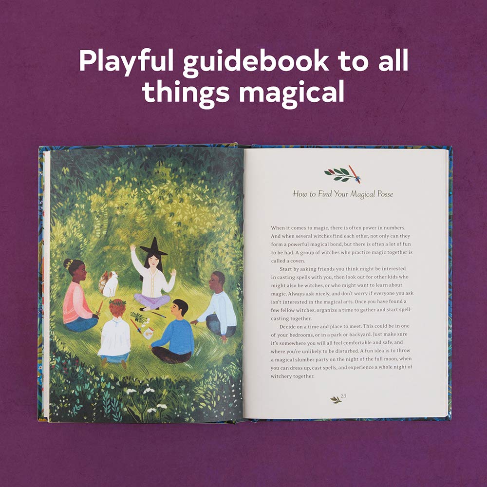 An enchanting compendium of playful spells, potions, and activities for kids 8 to 12 years old as well as teens seeking a first book of magick. The Little Witch's Book of Spells harnesses magic and the imagination to help kids feel powerful, tap into creative energy, and practice self-love.