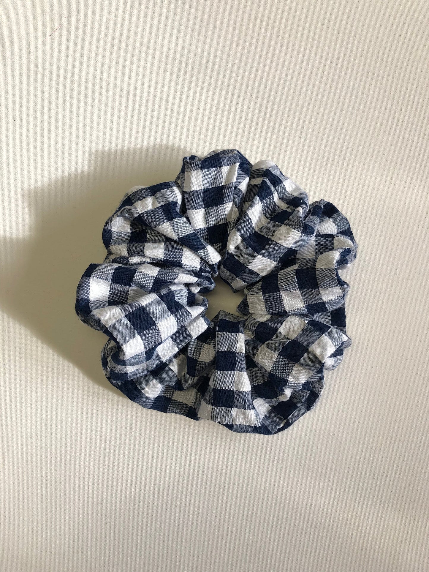 Oversized Gingham Scrunchies