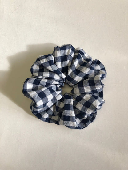 Oversized Gingham Scrunchies