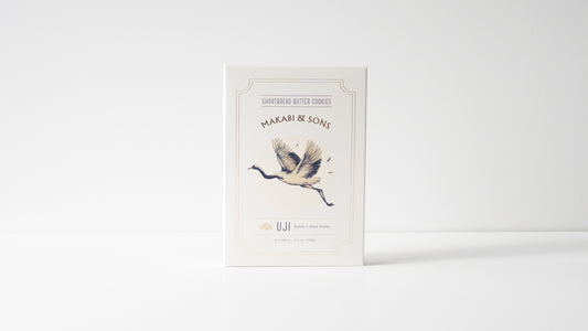 Uji Shortbread Butter Cookies - Matcha Toasted Black Sesame Cookies