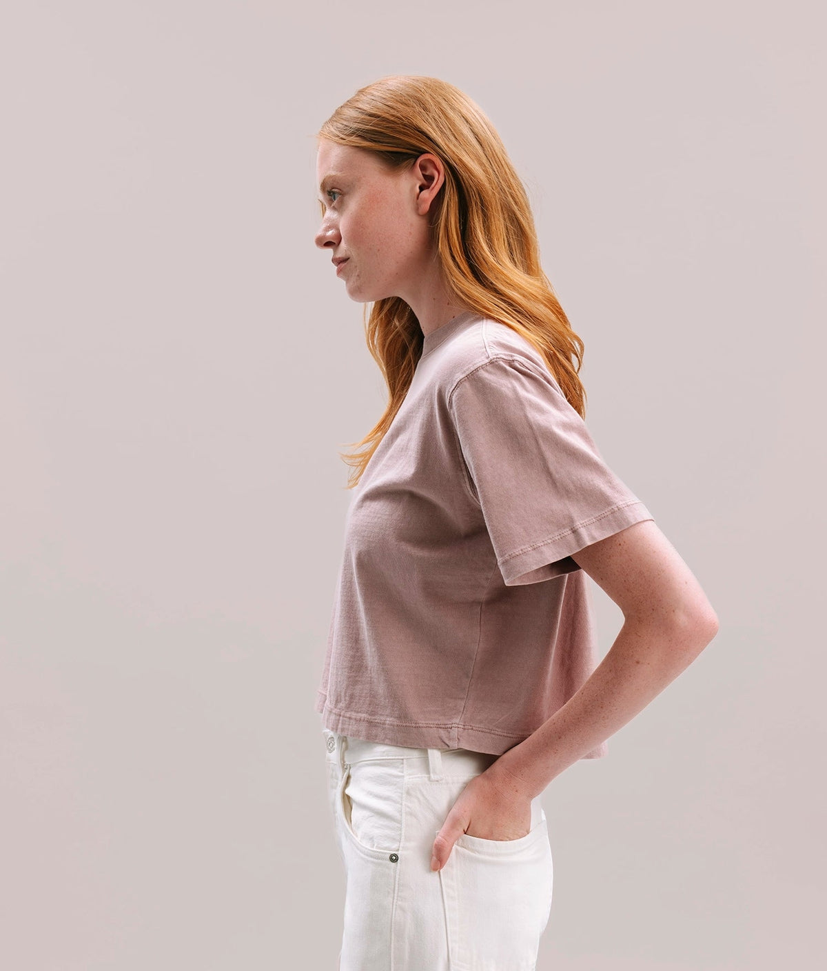 Relaxed Cropped Tee