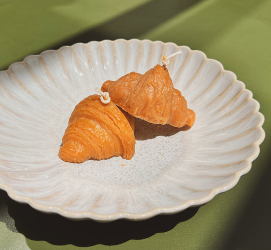 Beeswax Croissant Candle